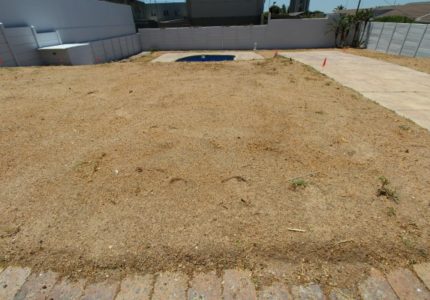 Step 1 - Cover with top soil
